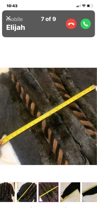 Angora Rabbit Coat - Picture 9 of 11